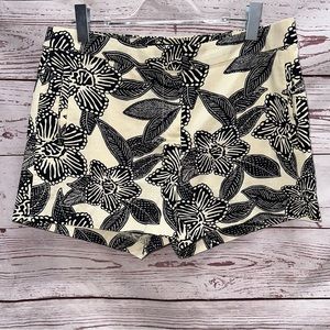 J-Crew Polynesian Floral Women Shorts Size 12